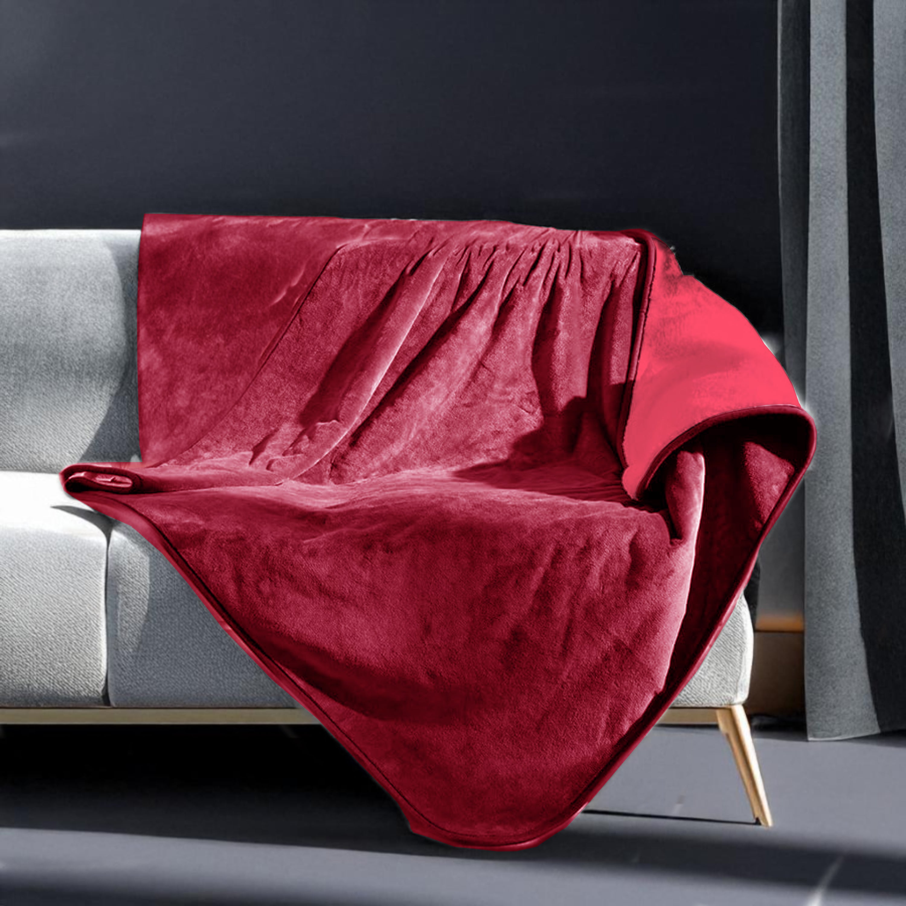 Intimacy Couples Blanket ™ Waterproof Couples Blanket for Mess Free Lovers Intimate Moments - Cozy Reversible Flannel